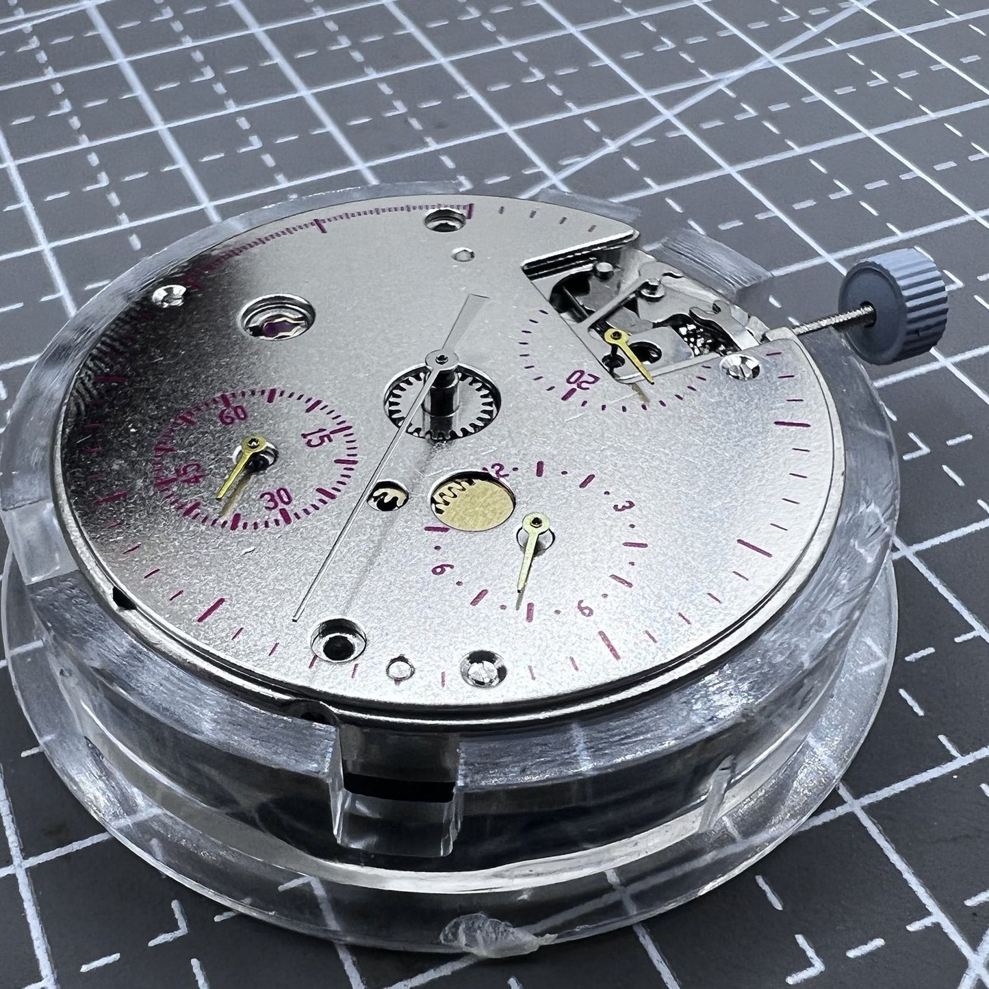 Seagull mechanische Manuelle Uhr ST1903 mit 24-Stunden Anzeige, stilvolles Uhrwerk aus Tianjin