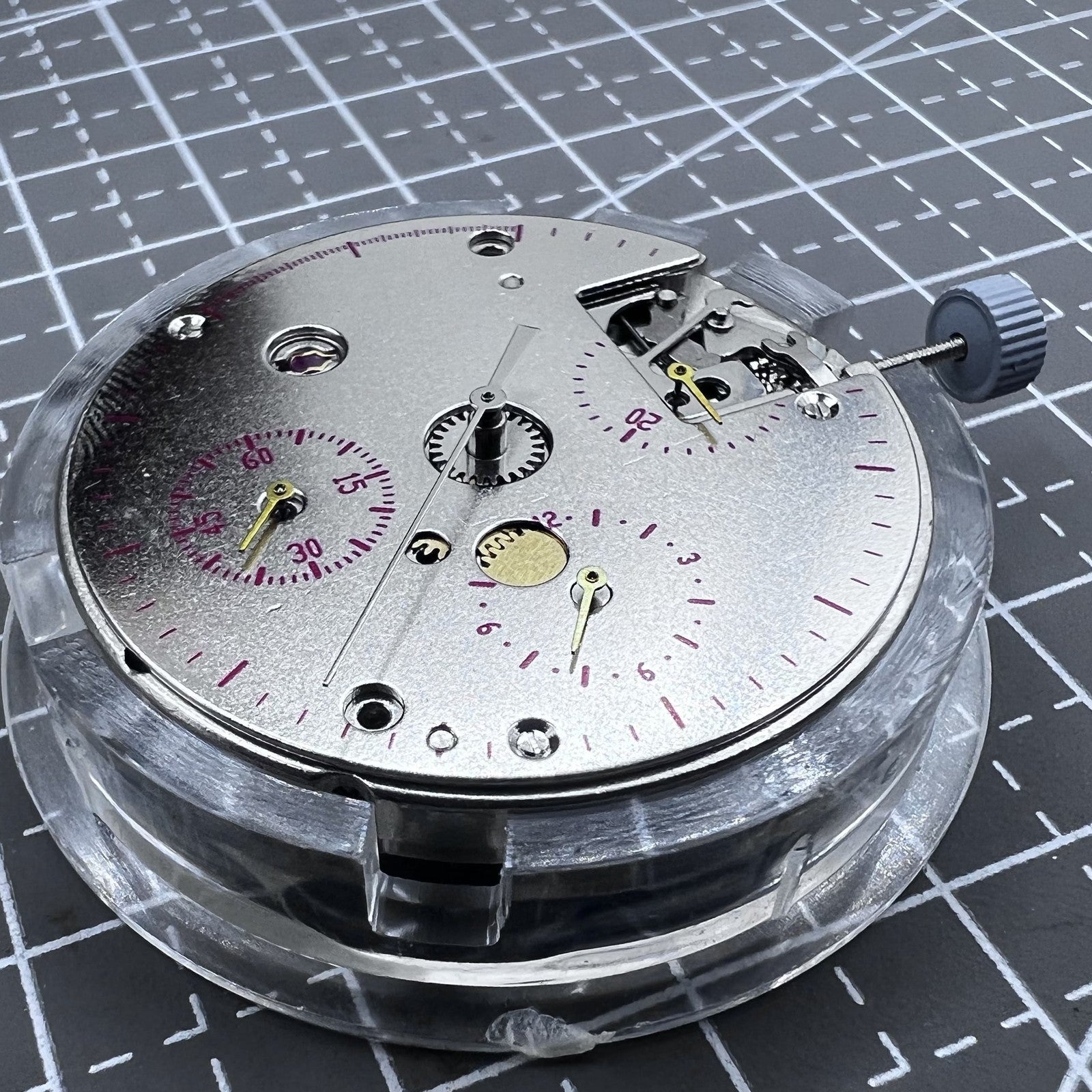 Seagull mechanische Manuelle Uhr ST1903 mit 24-Stunden Anzeige, stilvolles Uhrwerk aus Tianjin