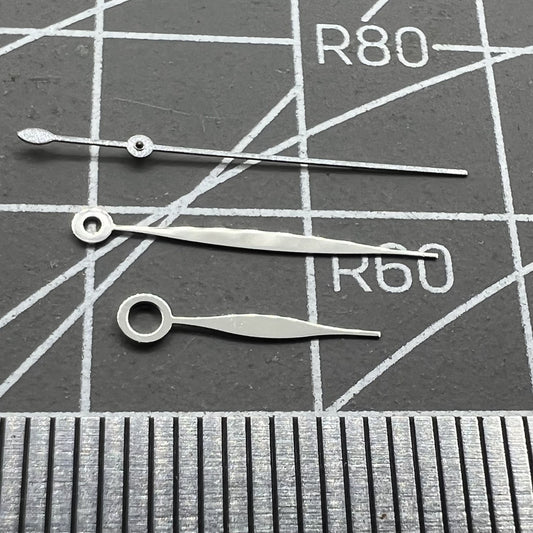 10,5 x 16 x 16 mm, silberfarbene, mattierte Uhrzeiger für Tissot 1853 T41 T006 Uhrwerk