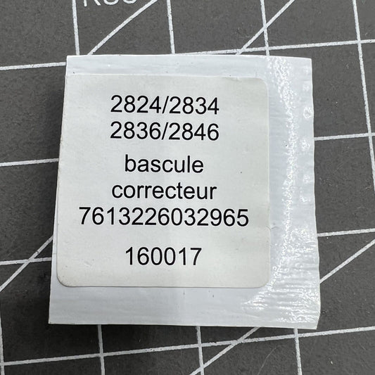 Réf. 445-2 Attelle de levier de réglage combinée générique pour mouvement <tc>ETA</tc> 2824 2836