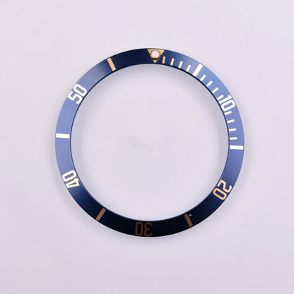 39,5 mm Aluminium-Lünetteneinsatz für Taucheruhren, passend für automatische SUB/GMT-Uhren
