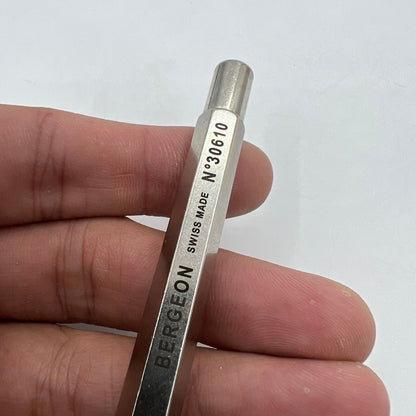 Bergeon 30610 DI 1.50mm barrel arbor holder for precise watch repairs by Bergeon.