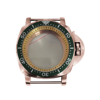 42mm Stainless Steel PVD Rose Goden Watch Case for NH35/NH36/4R/7S Movement