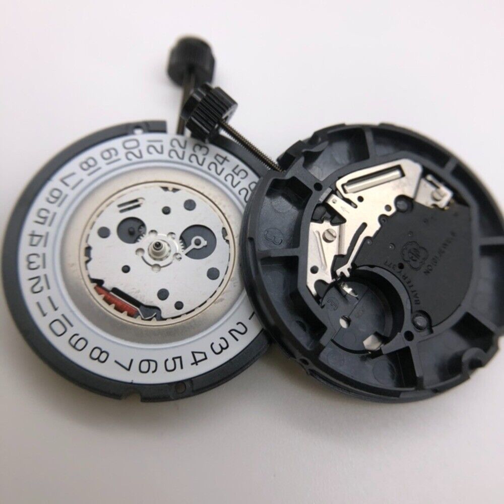 Swiss ETA 805.112 quartz watch movement with 3 hands and date at 3/6, precise timekeeping