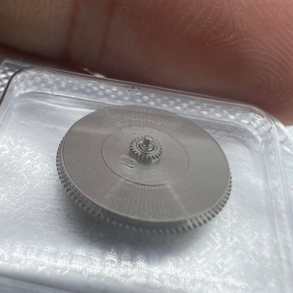 Complete barrel with mainspring for Miyota 9100 movement, generic fit watch part ensuring precise timekeeping.