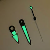 Green Luminous Watch Hands Sets for NH35A/NH36A/4R36 Movement 8.5/12.5/12.5mm A9