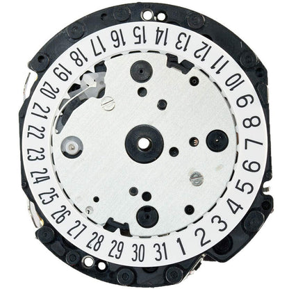 Hattori Epson VD31A quartz watch movement, precision Japanese craftsmanship for reliable timekeeping.