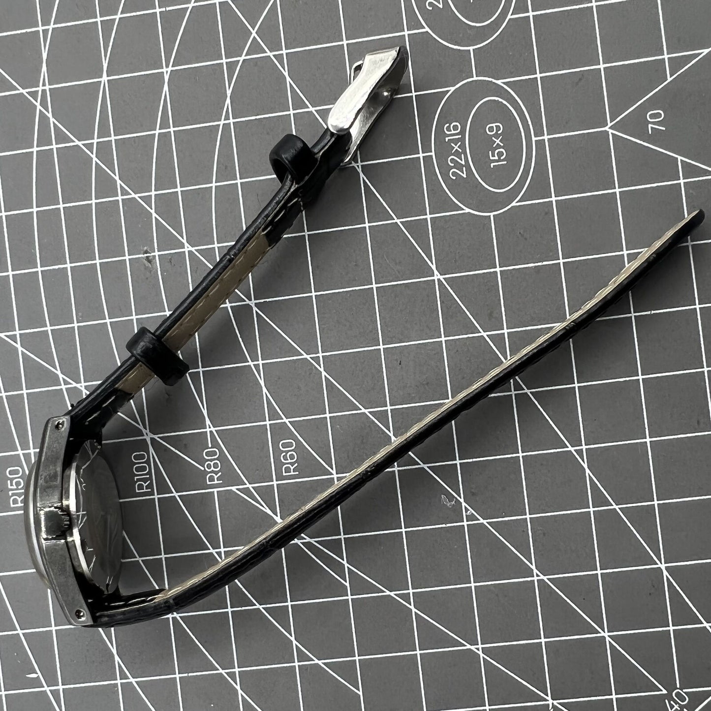 27mm Tianjin Seagull ladies watch with manual movement and gold nail hour markers, elegant design.