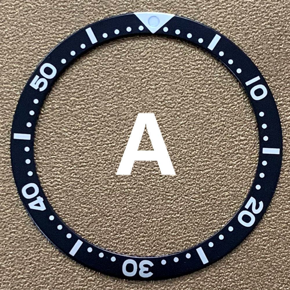 39mm green aluminum bezel insert for watch customization and repair.  