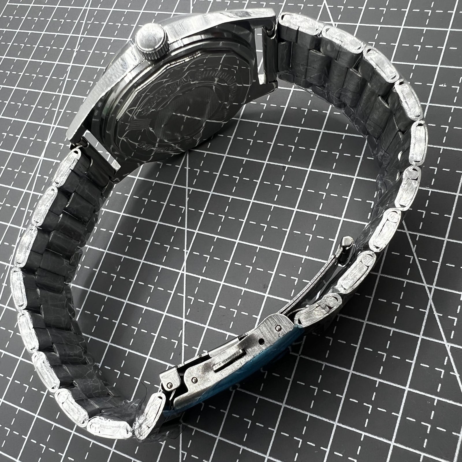 Shanghai 38mm manual mechanical watch with white dial, three hands, and stainless steel case by Shanghai brand.