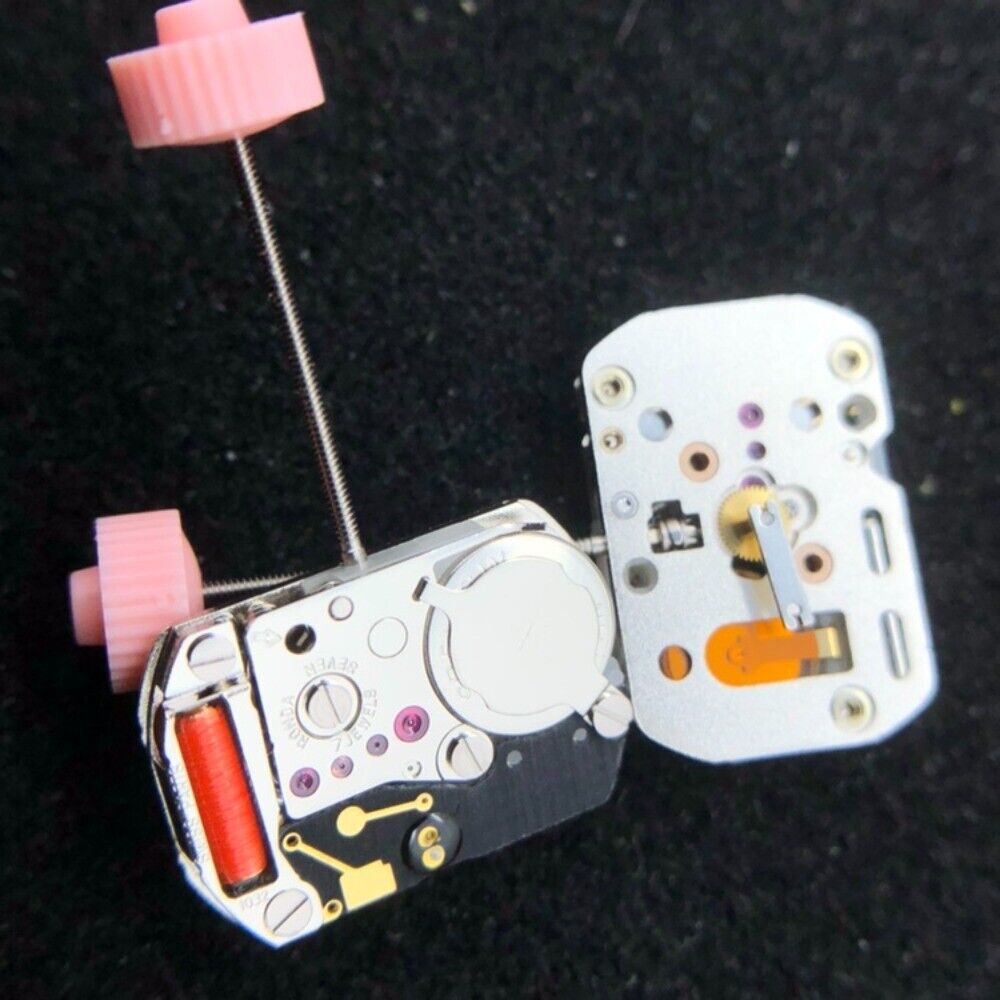 Ronda 1032 quartz watch movement with Swiss parts for precise timekeeping and durability.