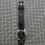 32mm Taihang Manual Mechanical Watch 17 Jews Black Dial Golden Nail