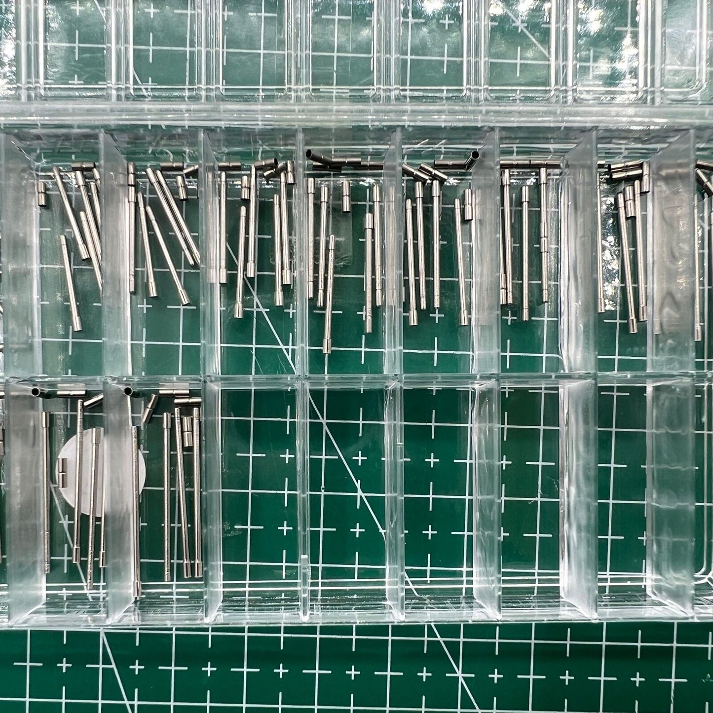 Wholesale AB-638NTWP stainless steel notched tube with pins, secure watch band connector by AB brand