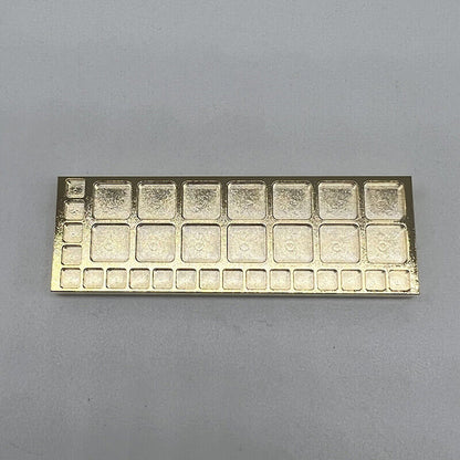 Copper golden tray container with 75mm square grids, ideal for organizing screws in watch repair kits.