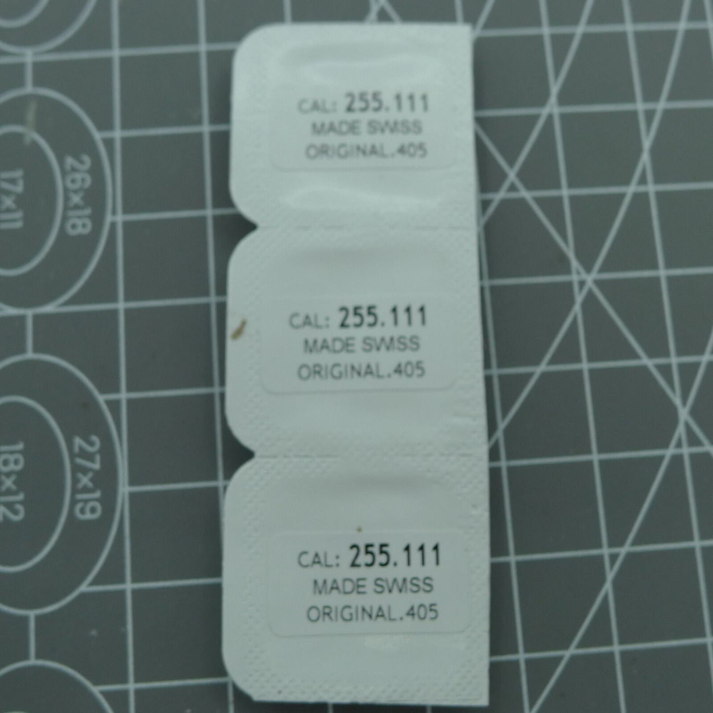 1. Generic watch winding stem compatible with ETA 255.112 and 255.441 movements for precise time adjustment.  