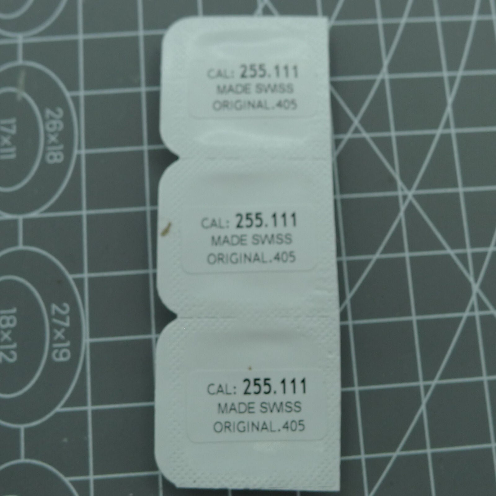 1. Generic watch winding stem compatible with ETA 255.112 and 255.441 movements for precise time adjustment.  