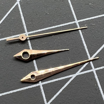 12,5 mm Uhrzeiger mit roségoldenem Rand für Miyota 2315 2035 2036 2115 2305 2005