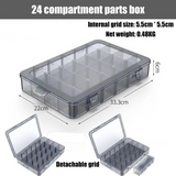 Plastic Container Box for Tools Case Screw Jewelry PartsTransparent Storage