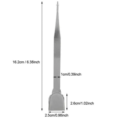 Jewelry Diamond Tweezers with Scoop Shovel for Stones Diamond Gem Beads