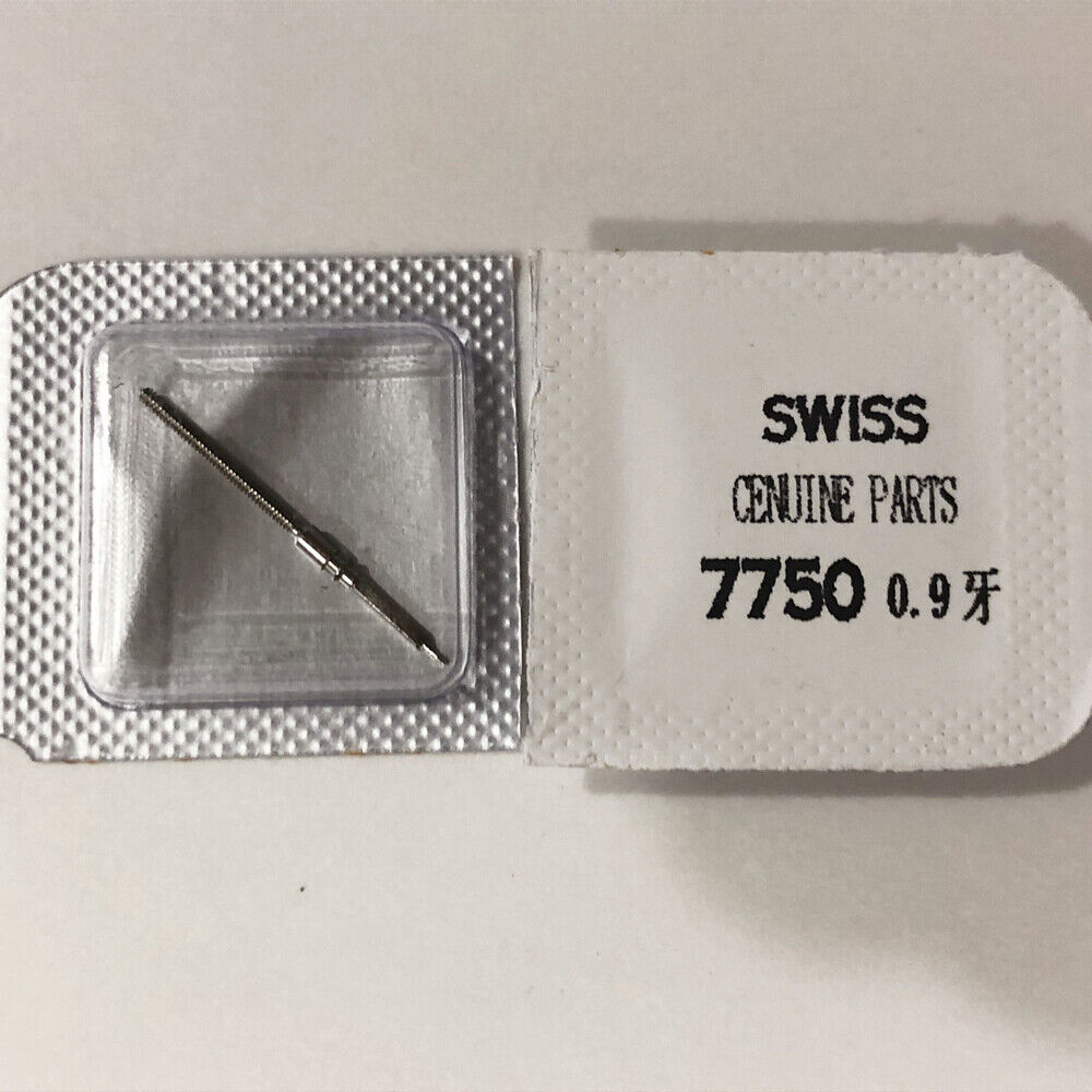 Replacement winding stem for ETA 7750 and 7751 watches, precise fit for repairs.