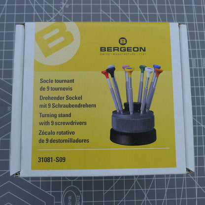 Bergeon 8899-S09 antimagnetic Ergo screwdriver with ergonomic handle for precise watch accessory repairs