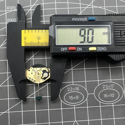 Ronda 1063 quartz movement watch with three hands, precise timekeeping for stylish accessories.