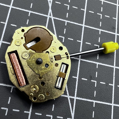 2 Stück Goldenes Japan Miyota GL20 Quarzuhrwerk mit 2 Zeigern