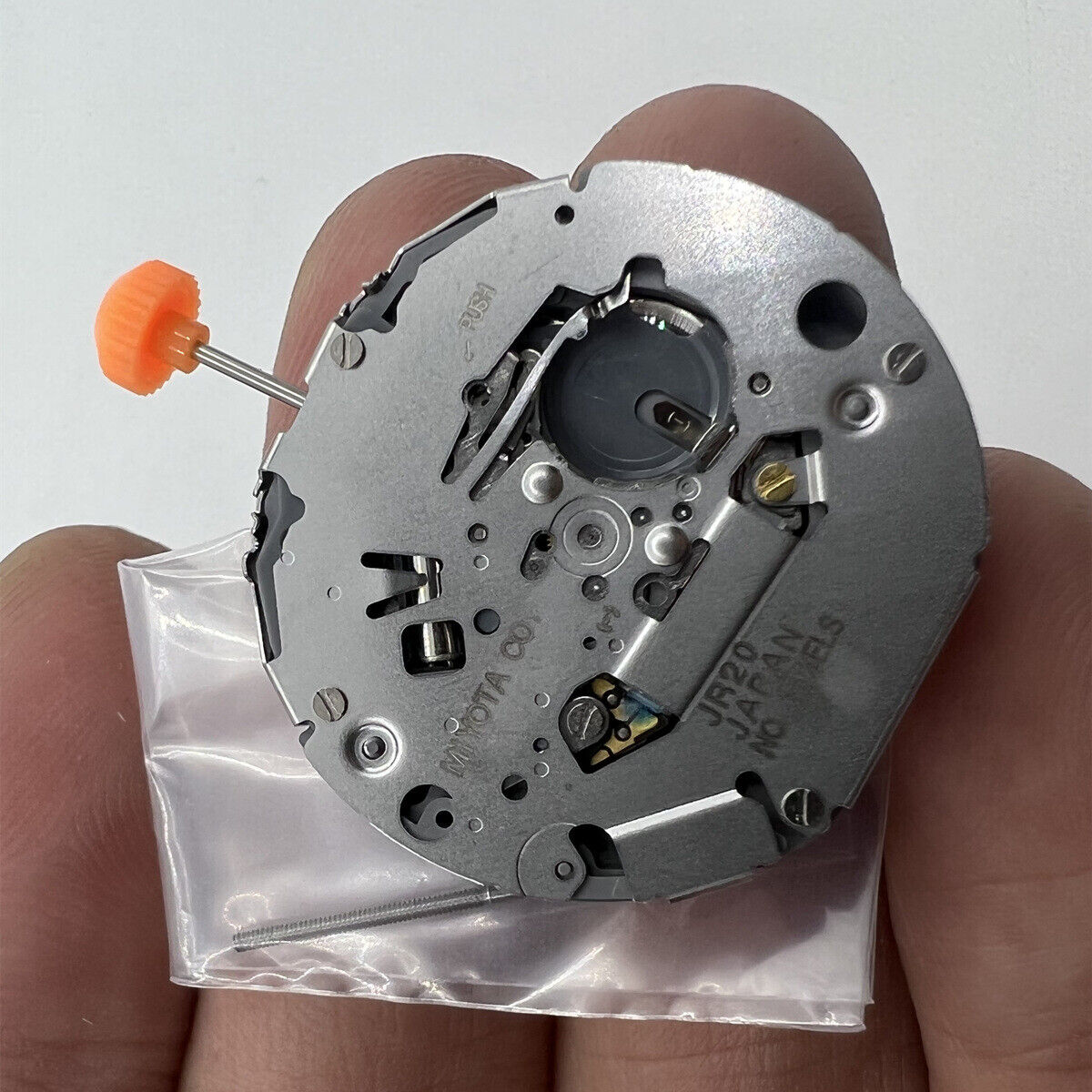 Miyota JR20 quartz movement repair part for precise watch accessory replacement.