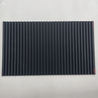 Tapis de banc Horotec MSA24.223, noir, antidérapant, en silicone, avec 32 rainures, Swiss Tool