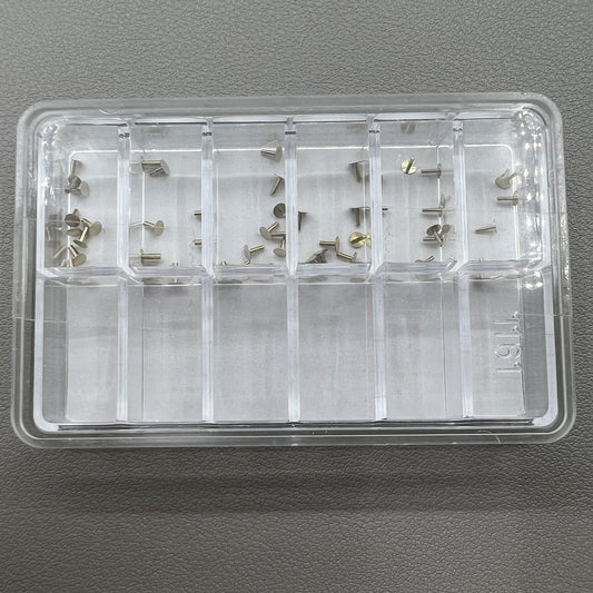 Swiss Horotec MSA99.153 metal watch dial repair nails, 60pcs boxed, precision tools for watchmakers.