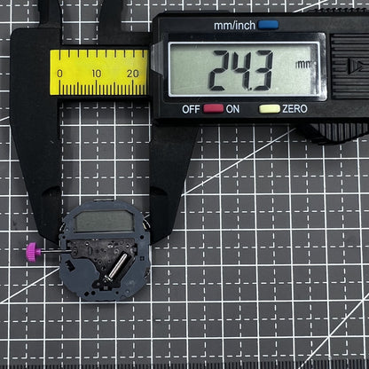 Miyota T201 Quartz watch movement with date display, precision Japanese quality for accessories