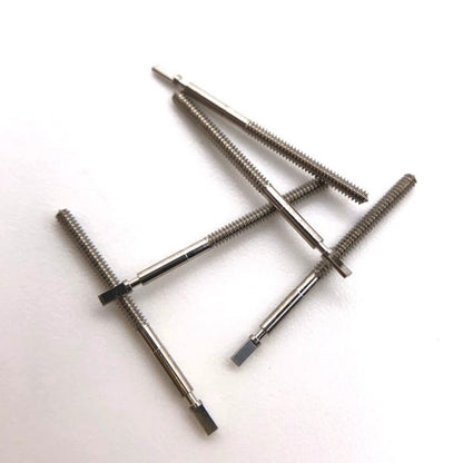 Watch winding stem for ETA 255.112 and 255.441 movements, generic replacement.