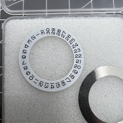 Wide brim date wheel overlay for ETA2824 2836 Miyota 8215/8200 movements, date at 3 o'clock, brand precision