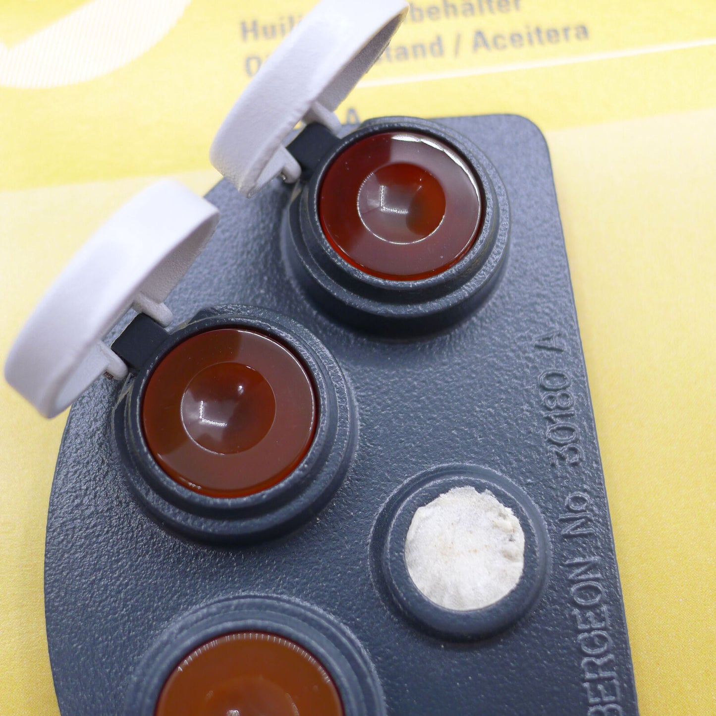 Bergeon 30180-A Swiss Made die-cast watch oil dip oiler stand for precise lubrication of watch parts.