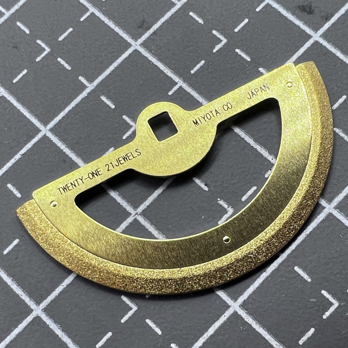 2 Stück Goldener Rotor Schwungmasse Universal Für Miyota 82S7 Uhrwerk