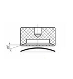 Bergeon 6527-6CP Glass Fitting Dies For Domed Mineral Watch Glasses Ø19-40mm