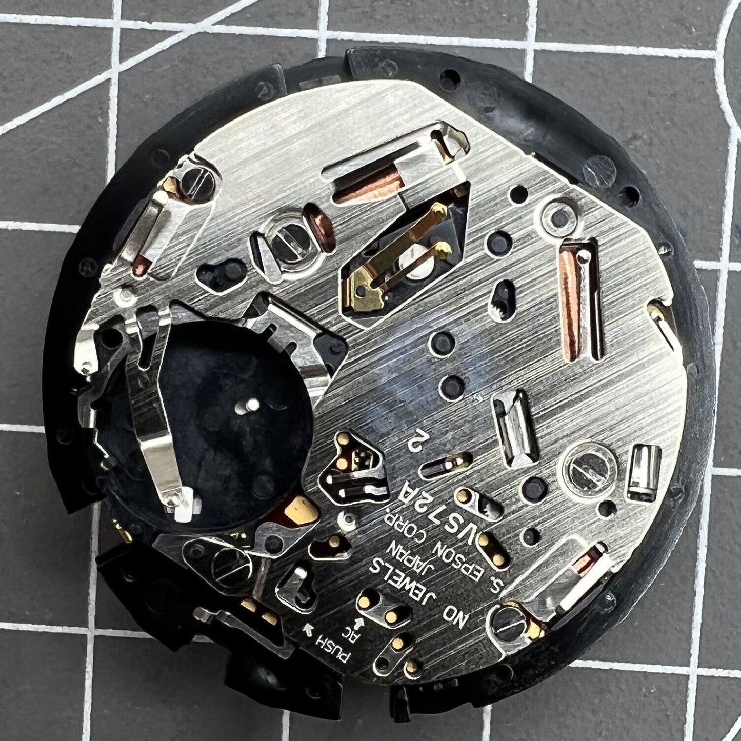 Hattori Epson VS72A solar watch with precise quartz movement, sleek and durable design for daily wear.