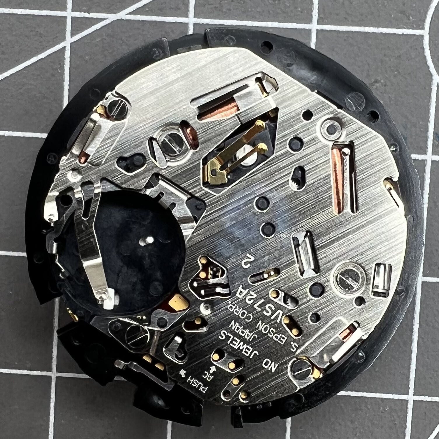 Hattori Epson VS72A solar watch with precise quartz movement, sleek and durable design for daily wear.