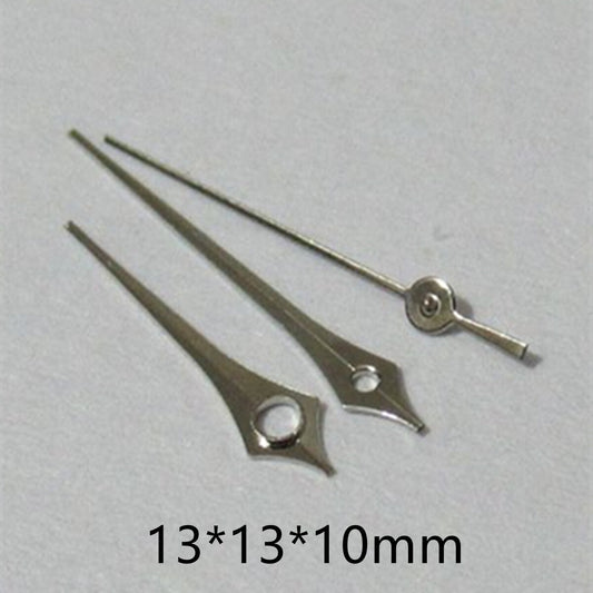 13 mm silberner spitzer Uhrzeigersatz für Miyota 2035 2115 2105 2305 2315 Uhrwerk