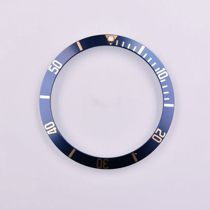 39,5 mm Aluminium-Lünetteneinsatz für Taucheruhren, passend für automatische SUB/GMT-Uhren