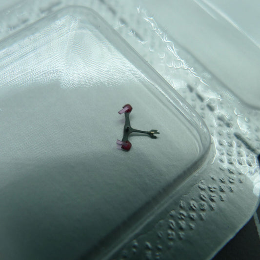 Set of 3 pallet fork replacement parts compatible with Miyota 8200 watch movement, precision fit for repairs.