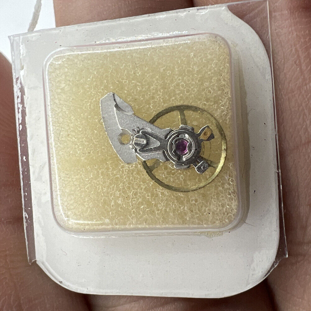 Swiss Made ETA2671 balance wheel with splint, precision watch repair part by Swiss brand for accurate movement.