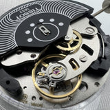 Swiss Made Genuine ETA C01.211 Chronograph Mechanical Movement 1853 Black Dial