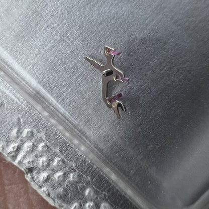 Swiss Made Pallet Fork for Omega 9900A 2500D watch movement, precision repair part.