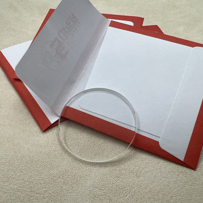 2.0mm Thick 32pcs Flat 25.7-38.4mm Round Watch Glass Mineral Crystal Replacement