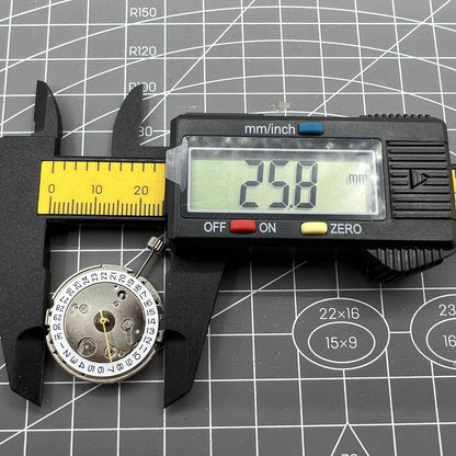 ST1612 mechanical automatic watch movement with calendar display and precision gears for watch accessories.
