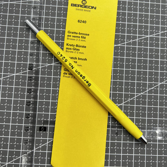 Bergeon Swiss 6240 Glasfaser Kratzbürste für Glasscherbenstift