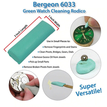 Bergeon 6033-1 One Touch Cleaning Stick for precision watch care, Swiss made accessory for delicate maintenance.