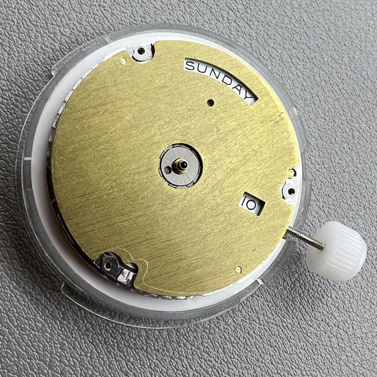 Automatik Uhr China Made Ref 3255 schmaler Kalender Doppeldatum Mechanik