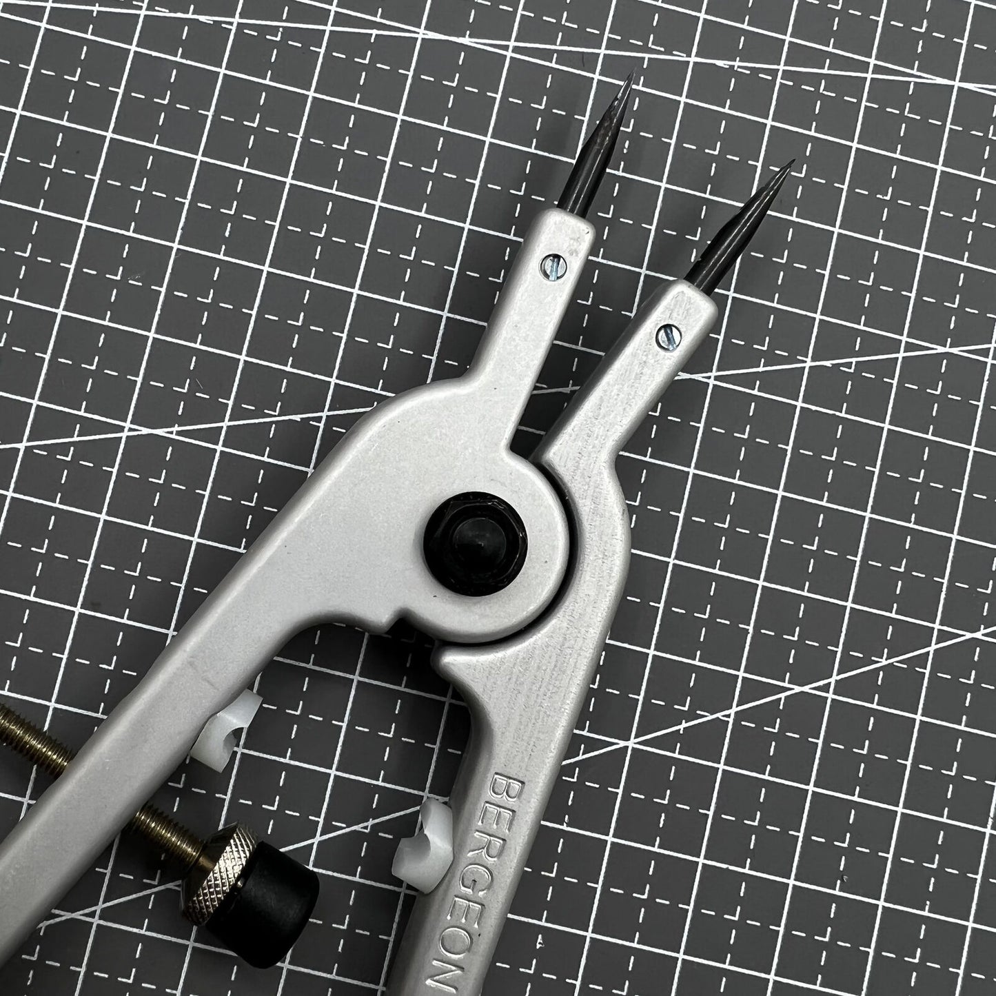 Swiss Bergeon 6618 spring bar pliers for precise watch strap adjustments and repair tasks.